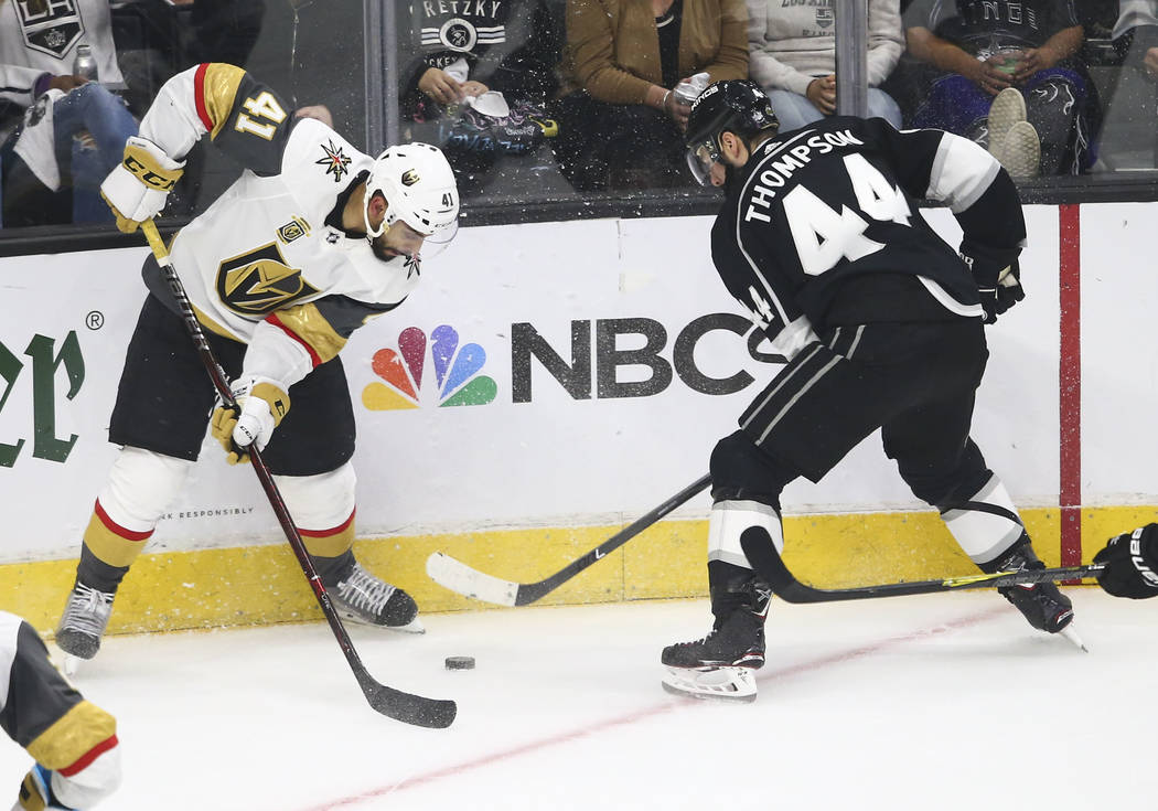 Golden Knights play first playoff game in Los Angeles — PHOTOS Golden