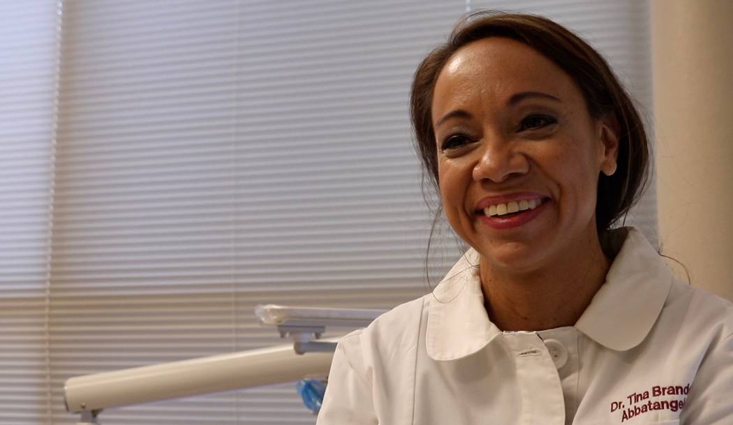 Dr. Tina Brandon Abbatangelo at the Maryland Campus Dental Clinic on the UNLV campus in Las Vegas on Tuesday, April 17, 2018. Abbatangelo is a human dentist, animal dentist, professor, children's ...