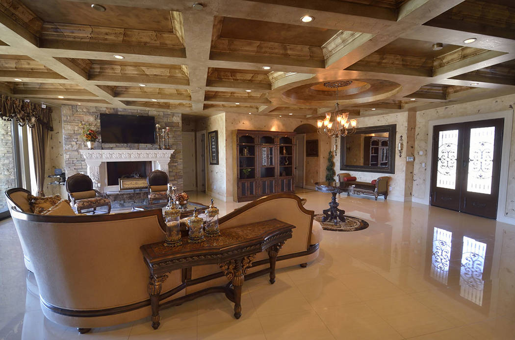 When remodeling his Lone Mountain home, Brett Raymer of "Tanked" opted for a homey Tuscan design instead of the popular modern look. (Bill Hughes Real Estate Millions)