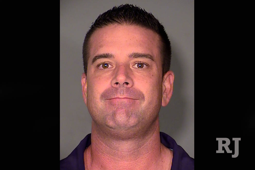 Aaron Manfredi, 42, was arrested on felony charges in 2012 and again in 2015. He is running for Clark County public administrator. (Las Vegas Metropolitan Police Department)
