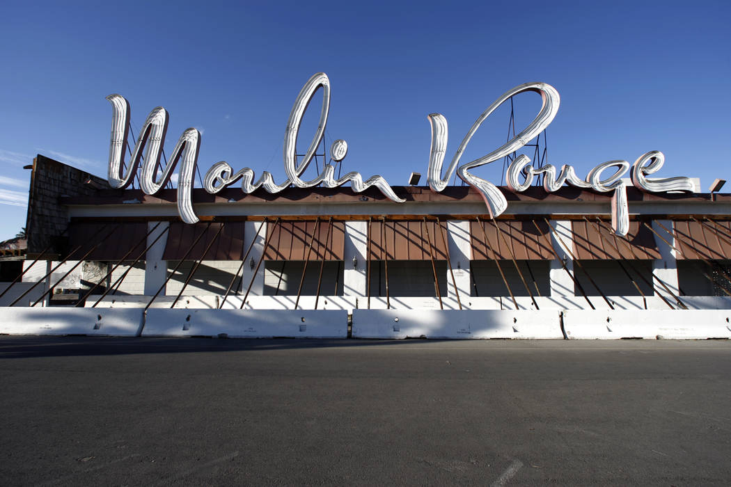 The Moulin Rouge hotel-casino on Bonanza Road near downtown Las Vegas is shown, Thursday, Nov. 4, 2007. Owners of the first integrated hotel and casino in Las Vegas say they are going to start dem ...