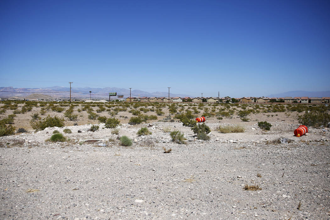 A view of an undeveloped stretch on Las Vegas Boulevard in Las Vegas on Friday, April 27, 2018. Andrea Cornejo Las Vegas Review-Journal @dreacornejo