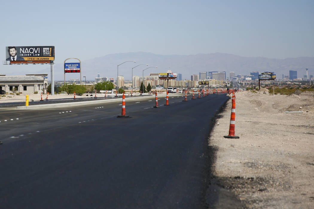 A view of an undeveloped stretch on Las Vegas Boulevard in Las Vegas on Friday, April 27, 2018. Andrea Cornejo Las Vegas Review-Journal @dreacornejo