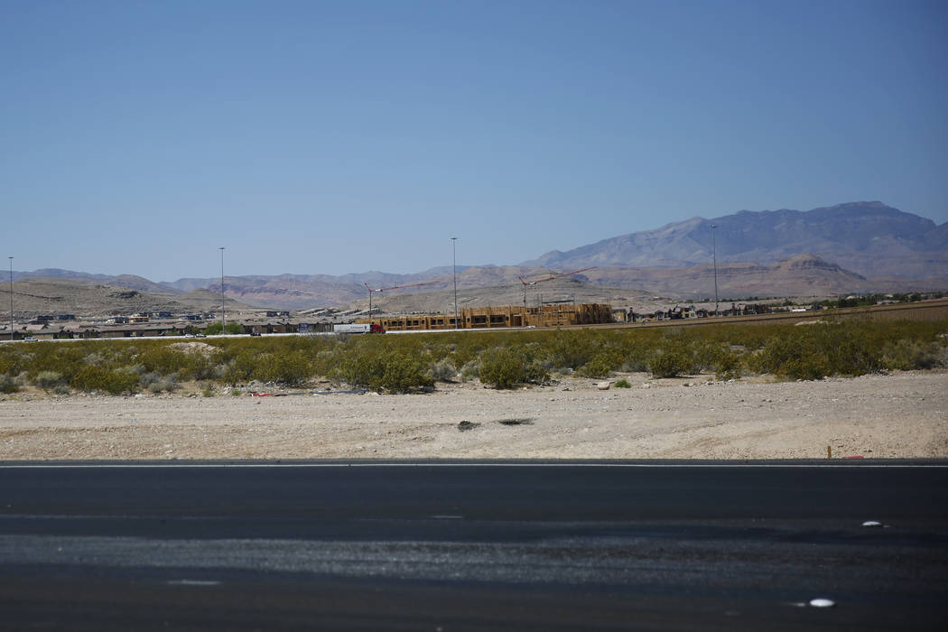 A view of an undeveloped stretch on Las Vegas Boulevard in Las Vegas on Friday, April 27, 2018. Andrea Cornejo Las Vegas Review-Journal @dreacornejo