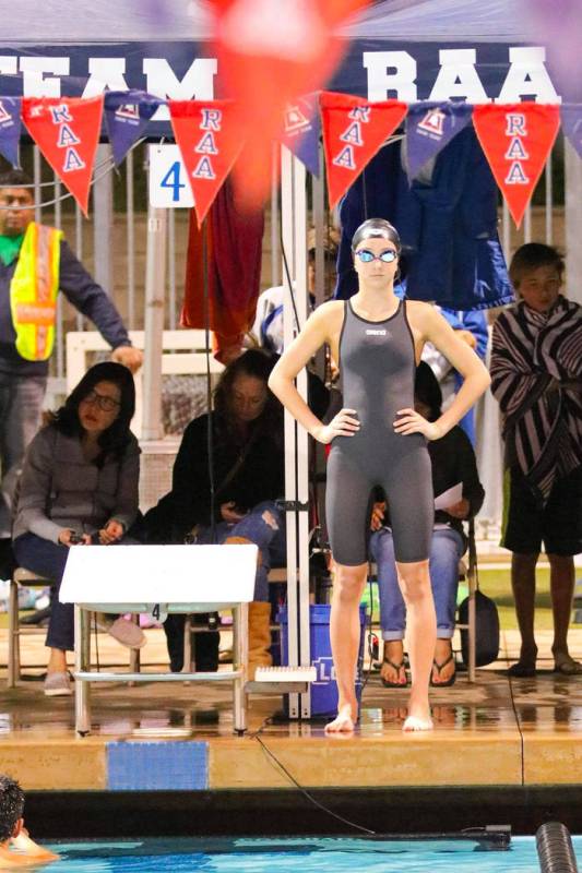 Brophy competes at the Winter Age Group Championships in