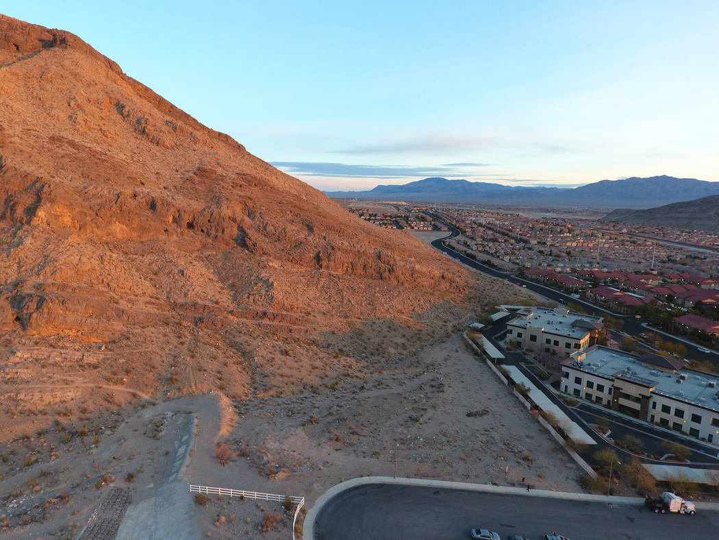 A vacant property valued at $4.9 million, which sits between a cul-de-sac and a mountain just off Cliff Shadows Parkway on the west side of the valley, was allegedly stolen using the Nevada secret ...