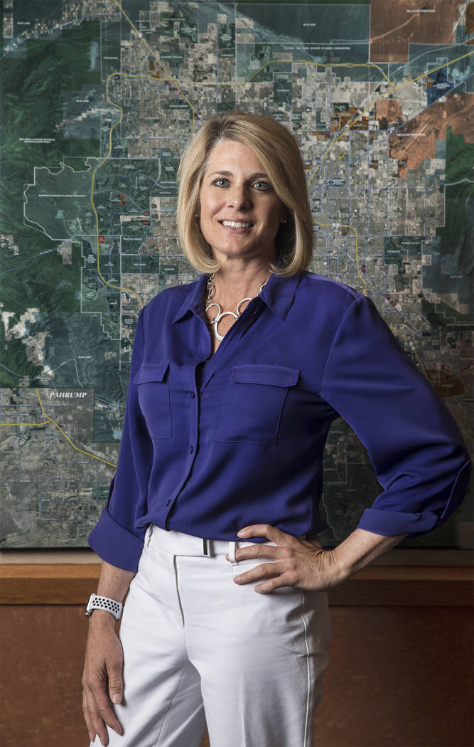 Tina Quigley, general manager of the Regional Transportation Commission of Southern Nevada, on Thursday, May 3, 2018, at her office, in Las Vegas. Benjamin Hager Las Vegas Review-Journal @benjamin ...