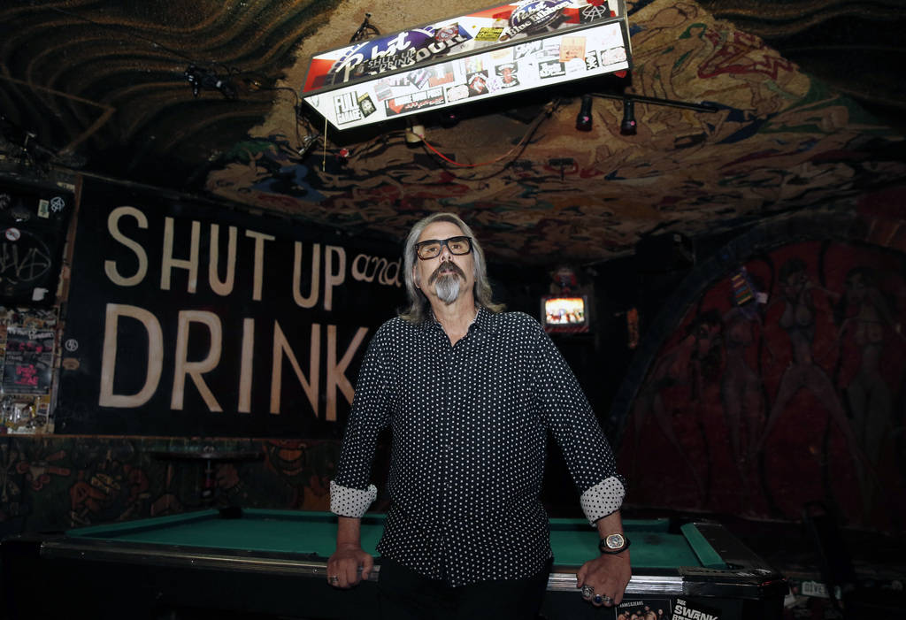 P Moss poses for photo in his bar on Wednesday, May 9, 2018, in Las Vegas. Bizuayehu Tesfaye/Las Vegas Review-Journal @bizutesfaye