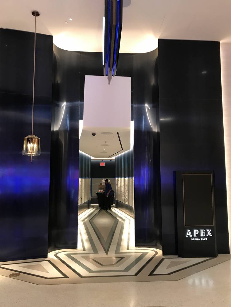 Apex Social Club, from the same team as Camden, will occupy the former Ghostbar rooftop space. (Al Mancini Las Vegas Review-Journal)