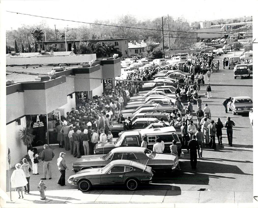 Labor: Culinary Union Strike 1984 - 1984 MGM fires employees. (Rene Germanier/Las Vegas Review-Journal)