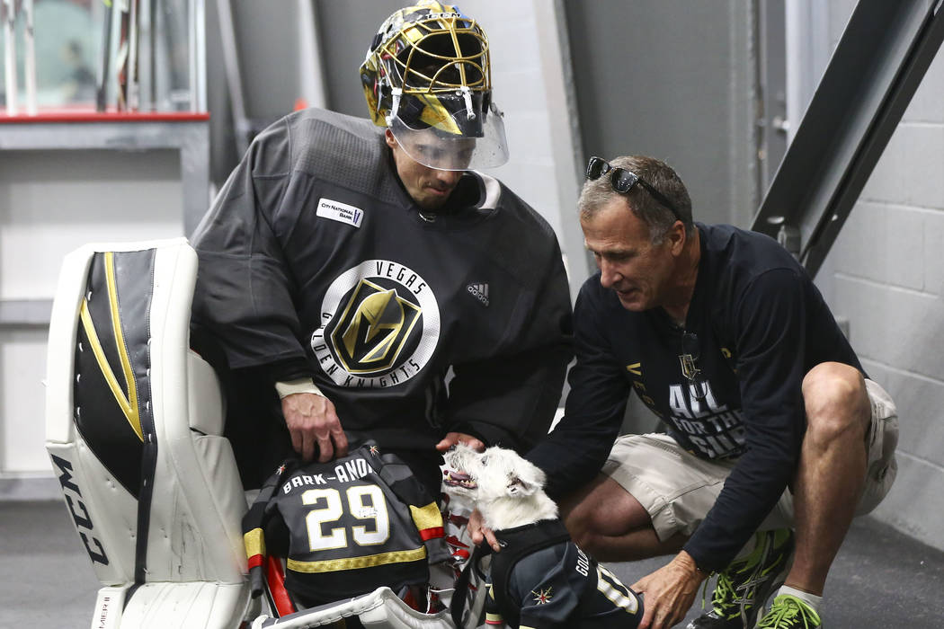 PHOTOS: Golden Knights' four-legged fans