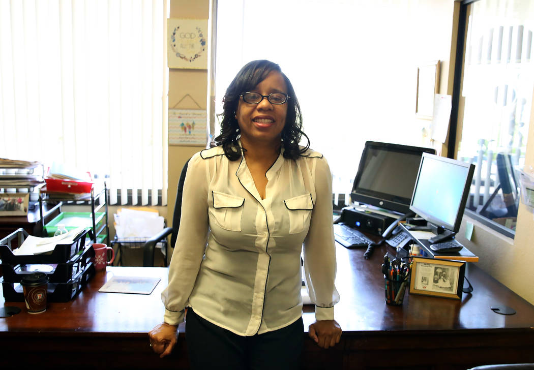 Lydia High, owner of Las Vegas-based accounting firm Precise Business Management, poses for photo at her Las Vegas office on Monday, April 23, 2018. Bizuayehu Tesfaye/Las Vegas Review-Journal @biz ...