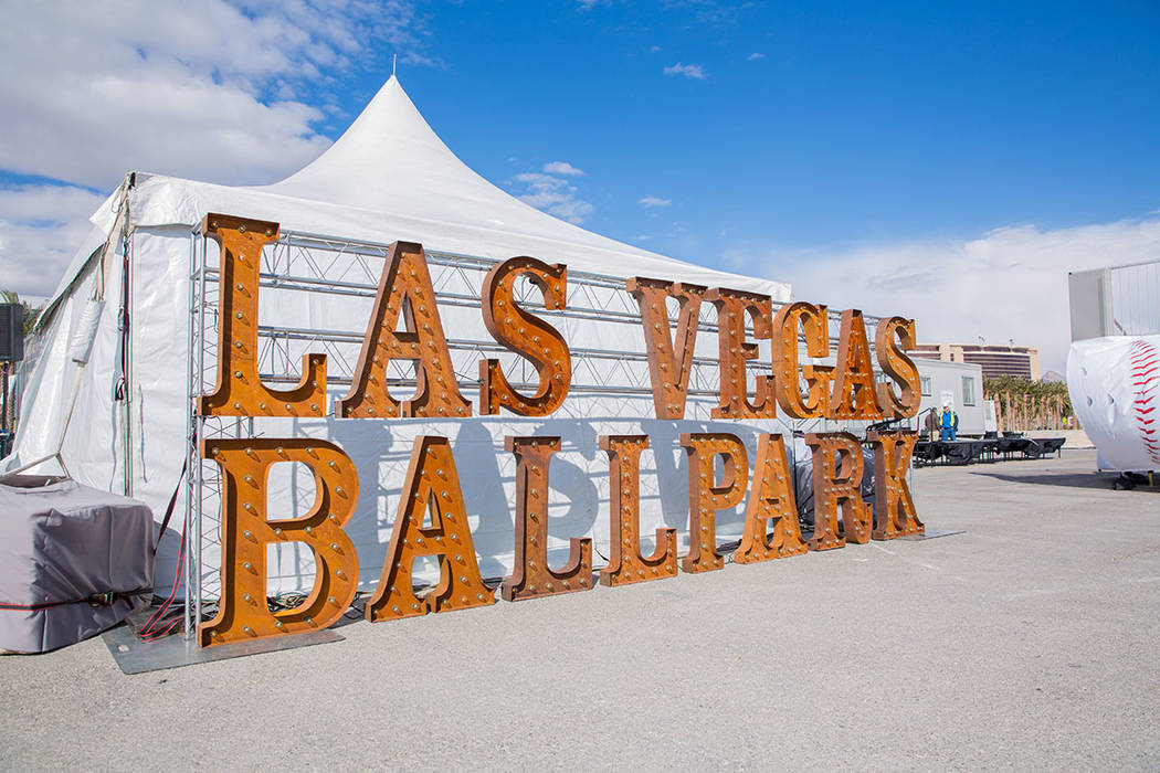 A groundbreaking ceremony was held for the Las Vegas Ballpark Feb. 23 in Downtown Summerlin. (Downtown Summerlin)