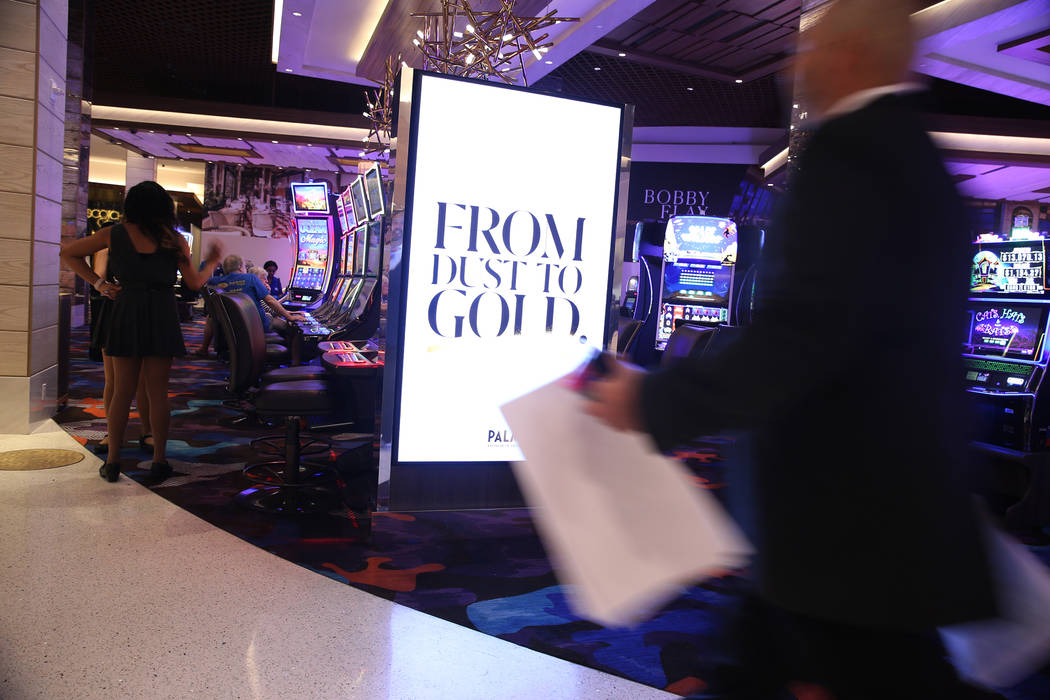 The renovated casino floor inside the Palms hotel-casino in Las Vegas, Thursday, May 17, 2018. Erik Verduzco Las Vegas Review-Journal @Erik_Verduzco