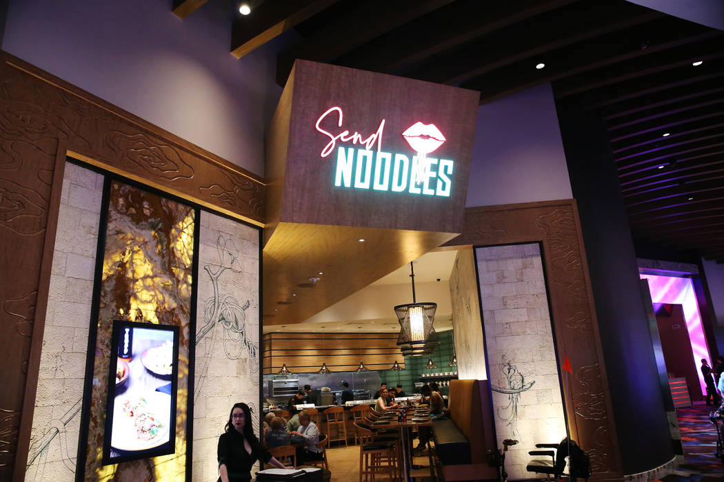 Send Noodles inside the renovated Palms hotel-casino floor in Las Vegas, Thursday, May 17, 2018. Erik Verduzco Las Vegas Review-Journal @Erik_Verduzco