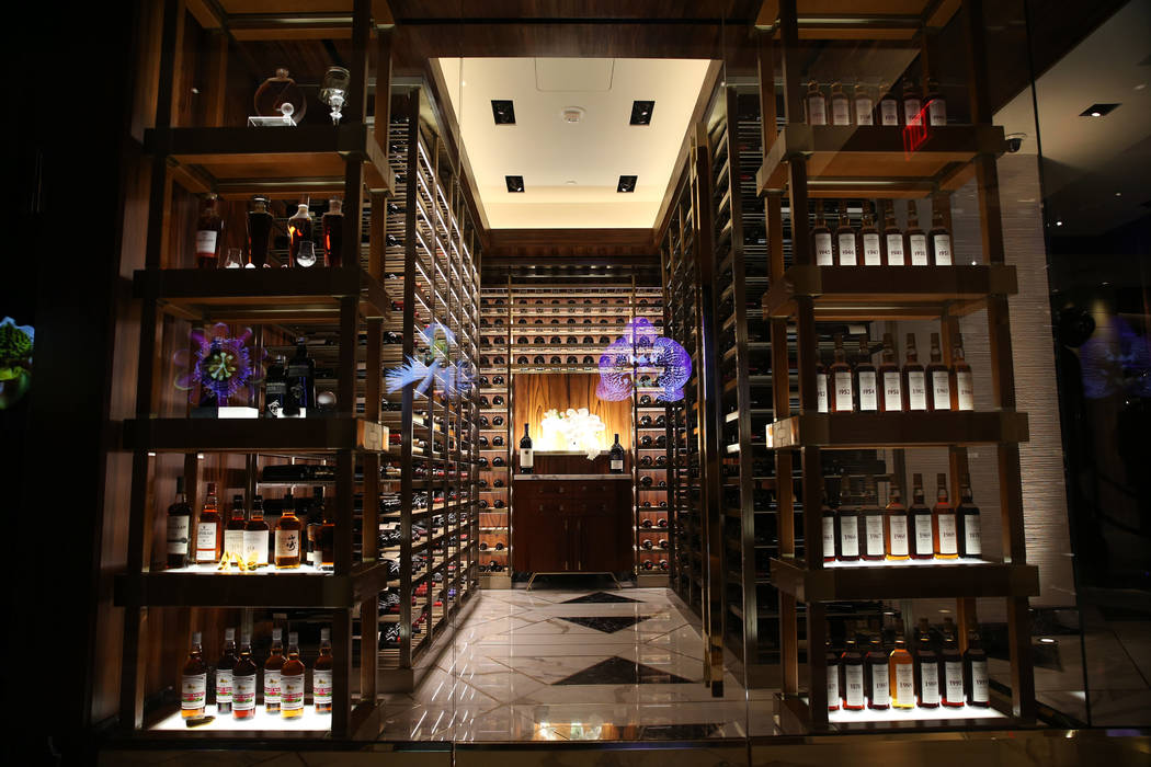 The Scotch 80 Prime steakhouse $3 million scotch collection inside the renovated Palms hotel-casino in Las Vegas, Thursday, May 17, 2018. Erik Verduzco Las Vegas Review-Journal @Erik_Verduzco