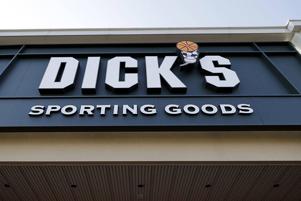 A Dick's Sporting Goods store is seen in Arlington Heights, Ill. (AP Photo/Nam Y. Huh)
