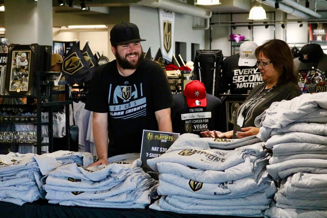 Knights' merchandise sales prove golden, outpacing rest of NHL