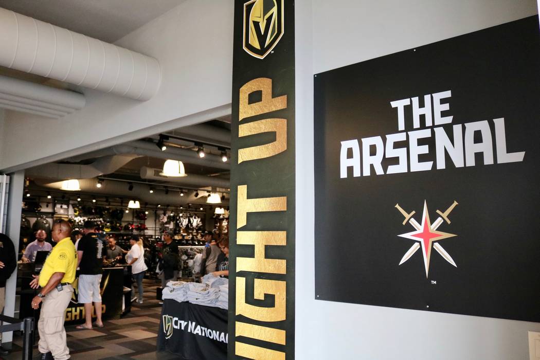 First look at The Armory, the Vegas Golden Knights team store