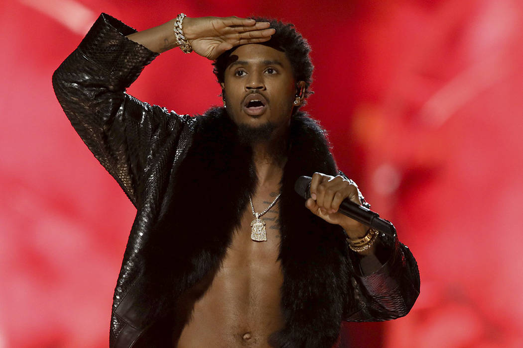 In this June 25, 2017 file photo, Trey Songz performs at the BET Awards at the Microsoft Theater in Los Angeles. (Photo by Matt Sayles/Invision/AP, File)