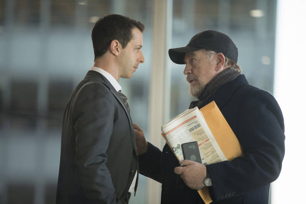 Jeremy Strong and Brian Cox in "Succession." (Craig Blankenhorn/HBO)
