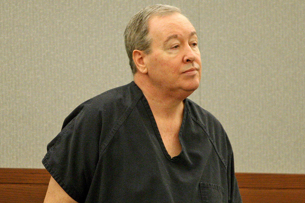 Accused squatter Thomas Benson at the Regional Justice Center during his competency hearing, Friday, July 21, 2017. Gabriella Benavidez Las Vegas Review-Journal @latina_ish