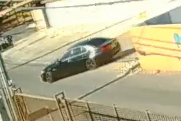 A man driving a black BMW sedan approached the girl and offered her a ride while she was walking alone near Swenson Street and Twain, police said. (@LVMPD/Twitter)