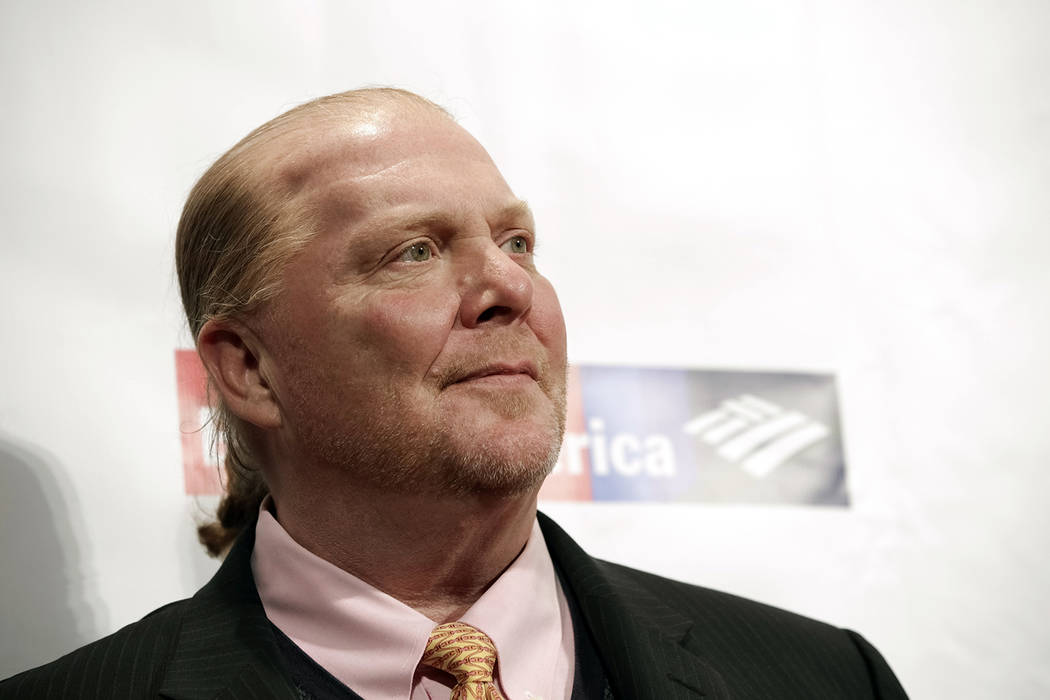 In this Wednesday, April 19, 2017, file photo, chef Mario Batali attends an awards event in New York. (Photo by Brent N. Clarke/Invision/AP, File)