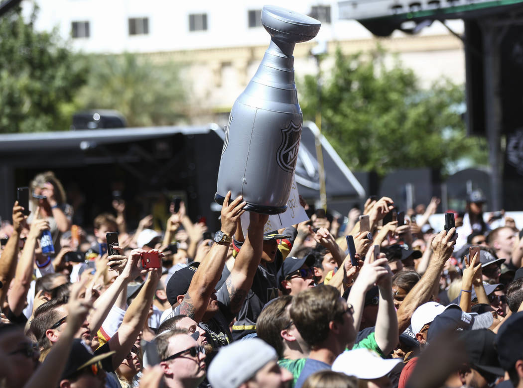 Knights fans swarm T-Mobile Arena for Stanley Cup Game 1 — PHOTOS
