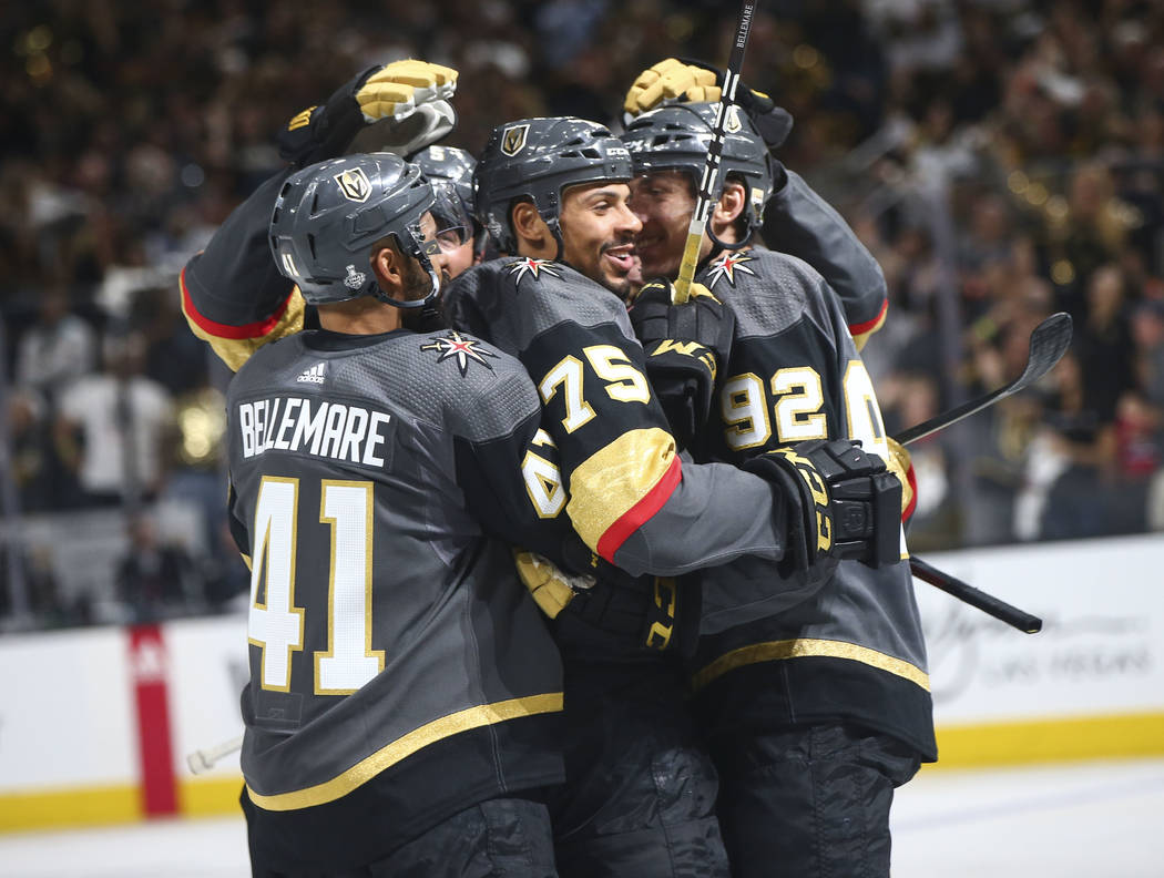 Knights beat Capitals in Game 1 of Stanley Cup Final — PHOTOS Golden