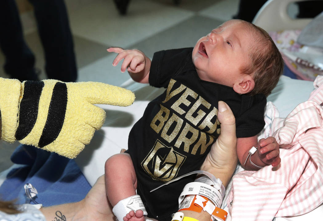 Vegas Golden Knights Vegas Born T-shirt One-piece Infant 