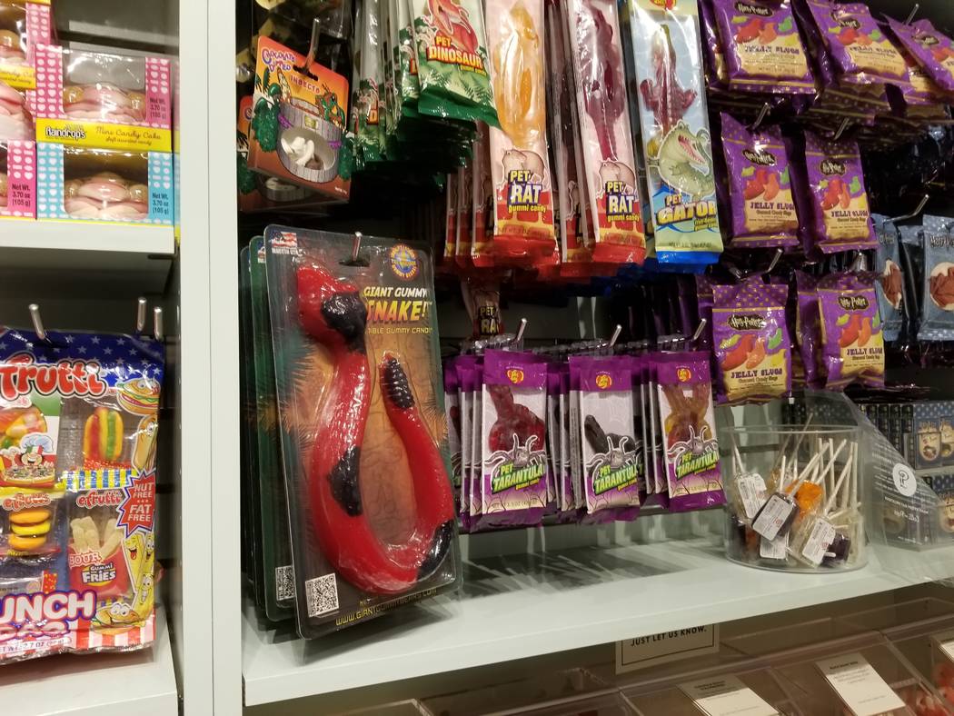 An assortment of candy on display Tuesday, May 29, 2018, at the Lolli & Pops candy store at the Fashion Show shopping center. Wade Tyler Millward Las Vegas Review-Journal.