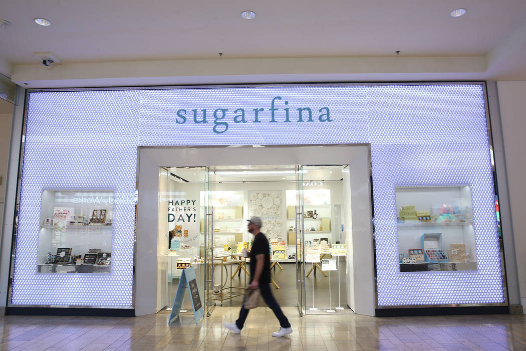 Sugarfina inside Fashion Show Mall in Las Vegas, Wednesday, May 23, 2018. Sugarfina opened its Las Vegas location in April. Erik Verduzco Las Vegas Review-Journal @Erik_Verduzco