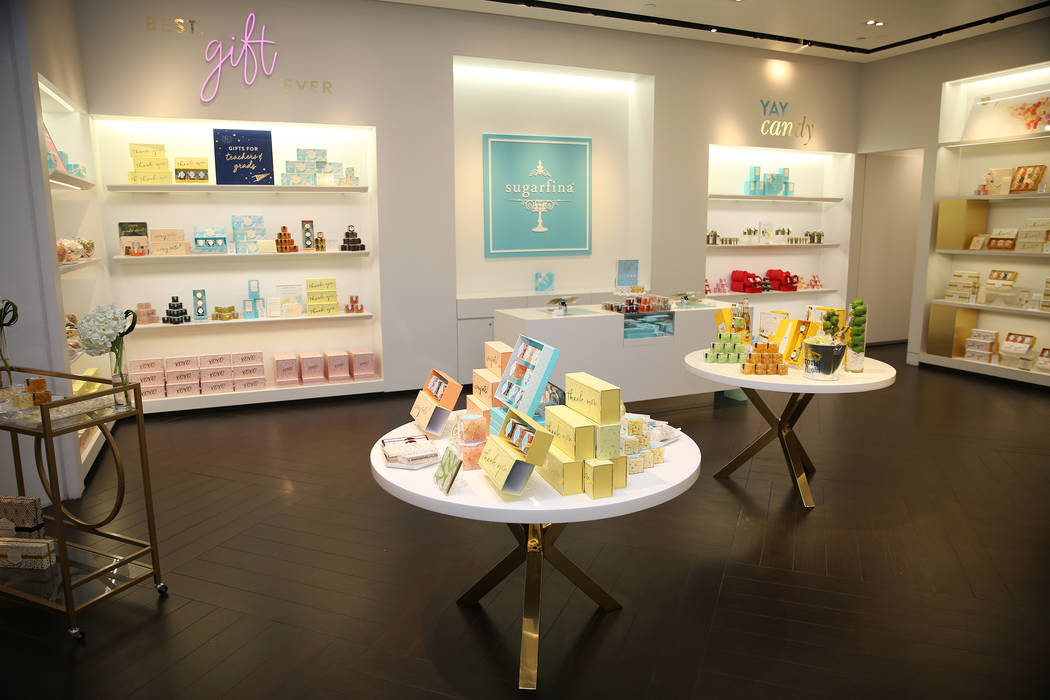 Candies at Sugarfina inside Fashion Show Mall in Las Vegas, Wednesday, May 23, 2018. Sugarfina opened its Las Vegas location in April. Erik Verduzco Las Vegas Review-Journal @Erik_Verduzco
