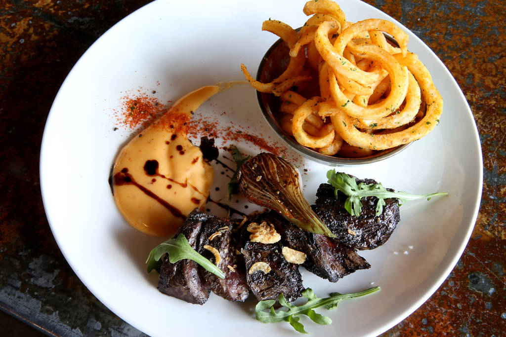 The ButchersÕ Steak at Flock & Fowl DTLV located inside The Ogden at Ogden Avenue and Las Vegas Boulevard in downtown Las Vegas Saturday, May 26, 2018. K.M. Cannon Las Vegas Review-Journa ...
