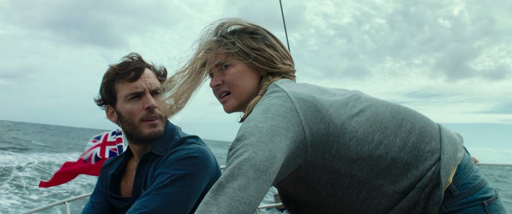 Sam Claflin and Shailene Woodley star in ADRIFT Courtesy of STXfilms