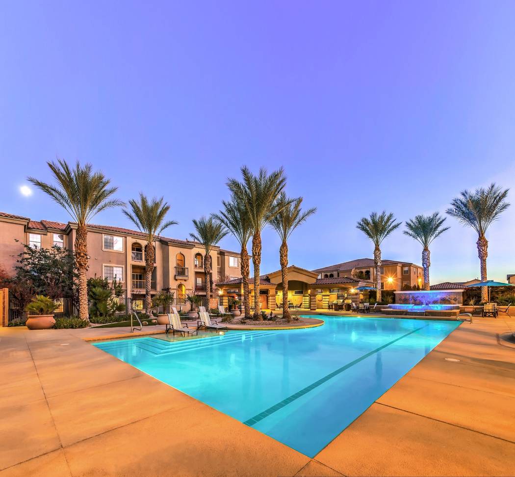 RK Properties acquired Montecito Pointe, a 336-unit apartment complex in northwest Las Vegas, for $59.25 million. (Jones Lang LaSalle)