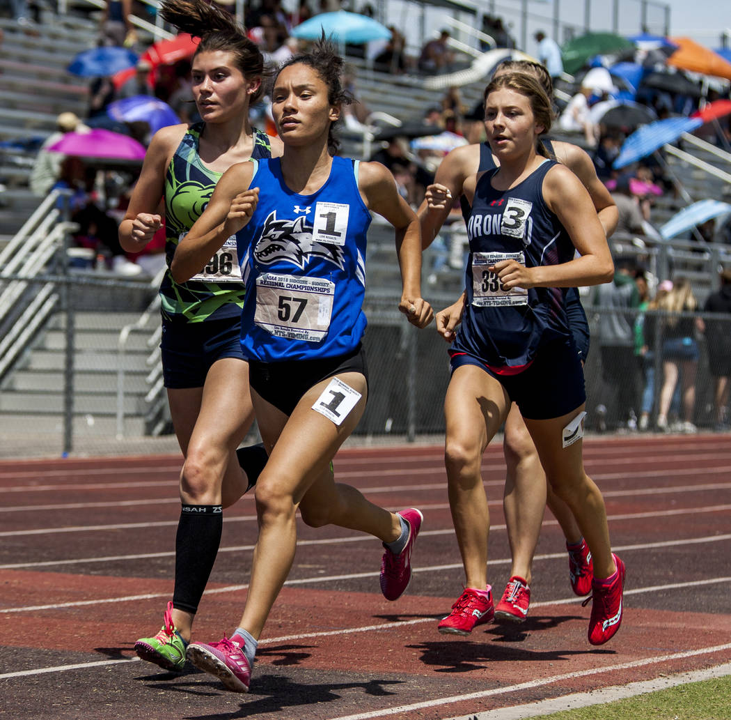 Basic's Raquel Chavez is a member of the Las Vegas Review-Journal's all-state girls track and field team.