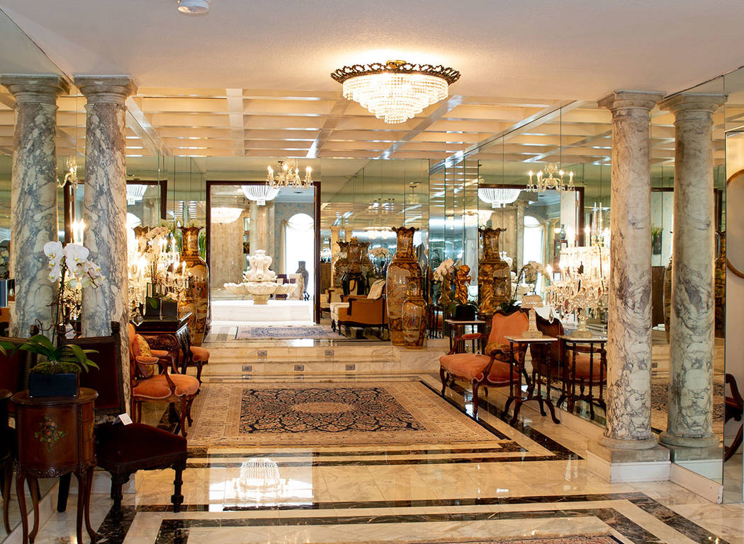 The hall of mirrors and chandeliers is a signature feature of the home. (Tonya Harvey Real Estate Millions)