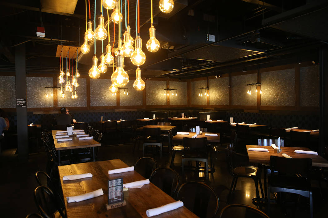 Eureka restaurant, 520 E. Fremont St., in Las Vegas, Wednesday, June 13, 2018. Erik Verduzco Las Vegas Review-Journal @Erik_Verduzco