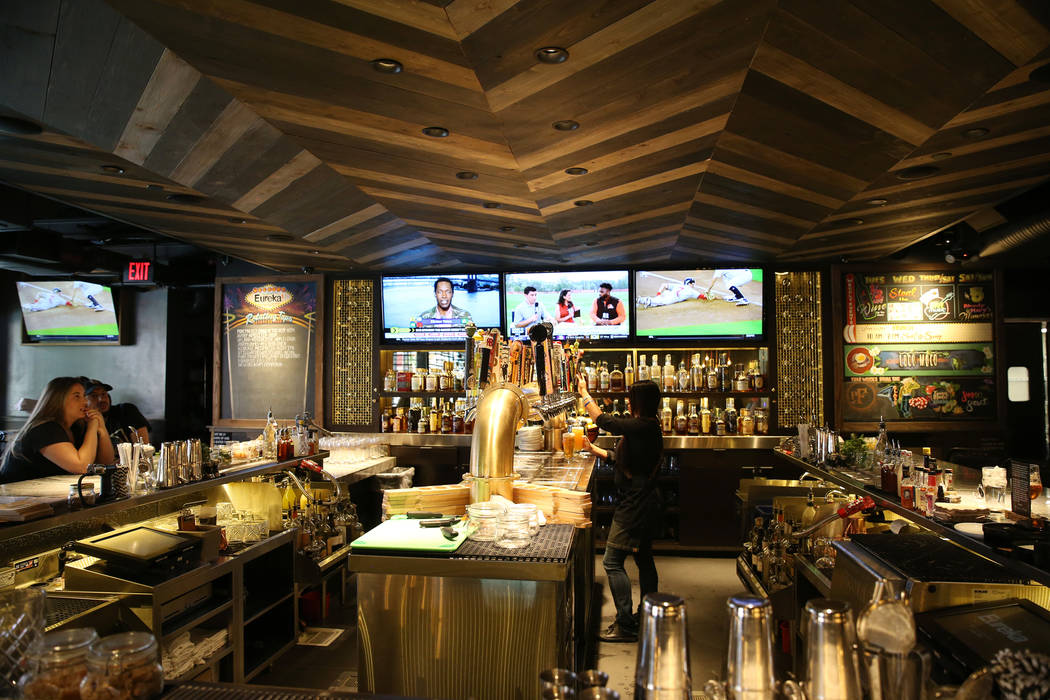 Eureka restaurant, 520 E. Fremont St., in Las Vegas, Wednesday, June 13, 2018. Erik Verduzco Las Vegas Review-Journal @Erik_Verduzco