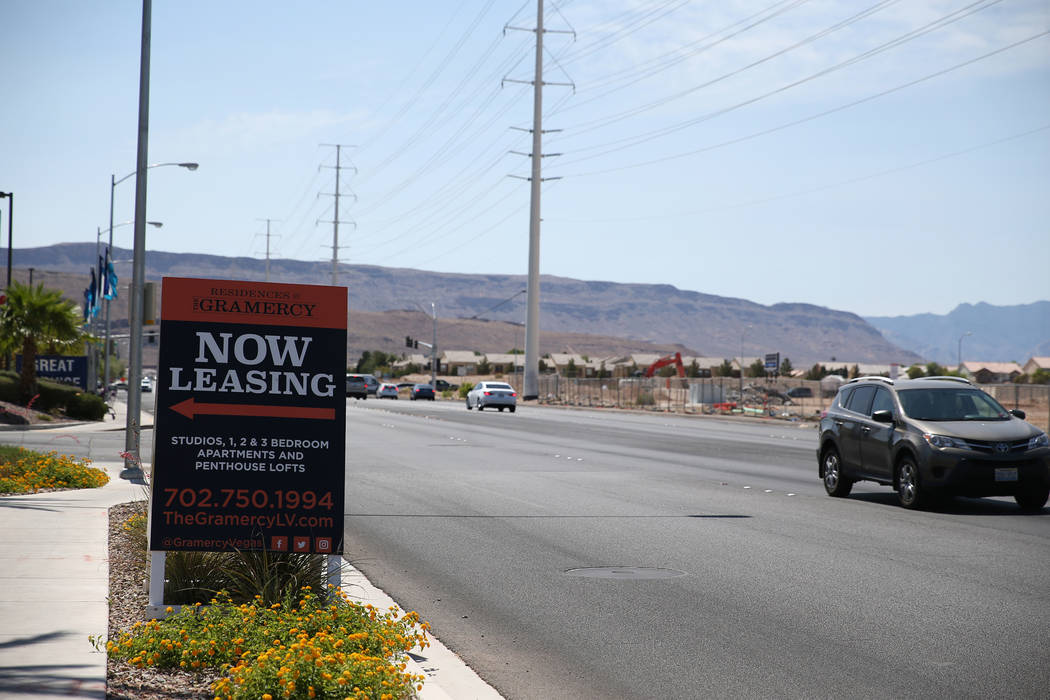 The Gramercy's apartment buildings in Las Vegas, Thursday, June 7, 2018. Erik Verduzco Las Vegas Review-Journal @Erik_Verduzco
