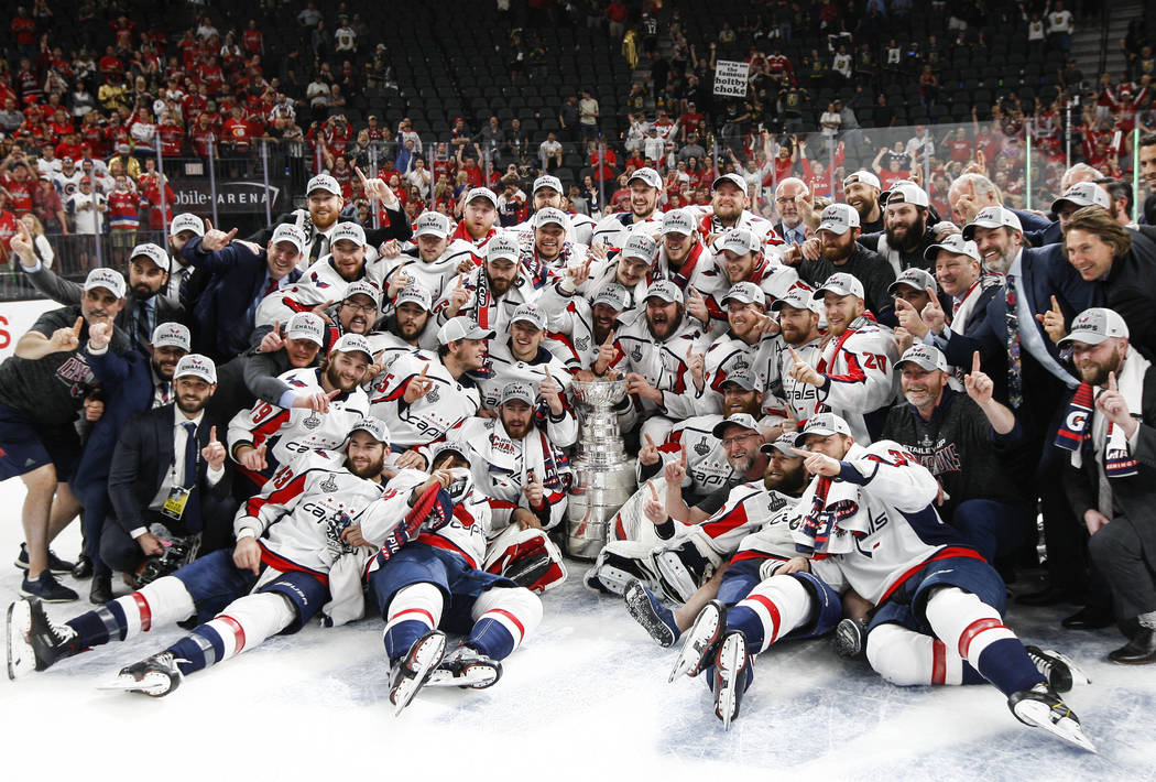 Alexander Ovechkin lifts Stanley Cup after Capitals victory 