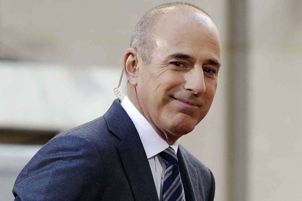 In this April 21, 2016, file photo, Matt Lauer, co-host of the NBC "Today" television program, appears on set in Rockefeller Plaza, in New York. Lauer can keep a lakeside ranch in New Zealand afte ...