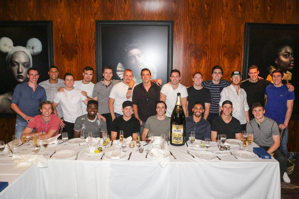 Zuma Hosts Golden Knights For Dinner — VGK Lifestyle