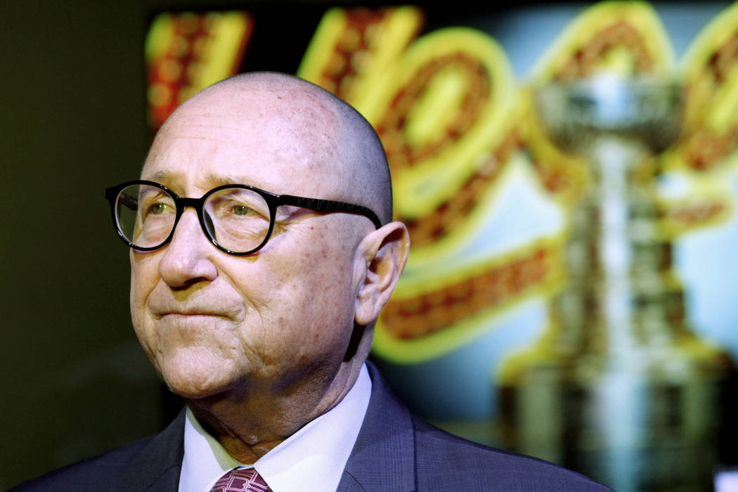 Rossi Ralenkotter before the Southern Nevada Sports Hall of Fame ceremony at Orleans Arena in Las Vegas, Friday, May 11, 2018. Chitose Suzuki Las Vegas Review-Journal @chitosephoto