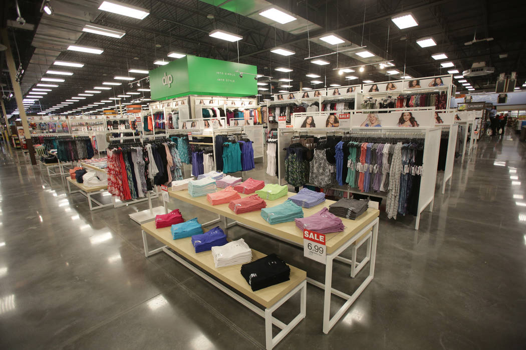 The new 125,000-square-foot Smith’s Marketplace on Skye Canyon Road will feature apparel and home goods as well as groceries, a pharmacy and gas pumps as seen on Tuesday, June 12, 2018 the ...