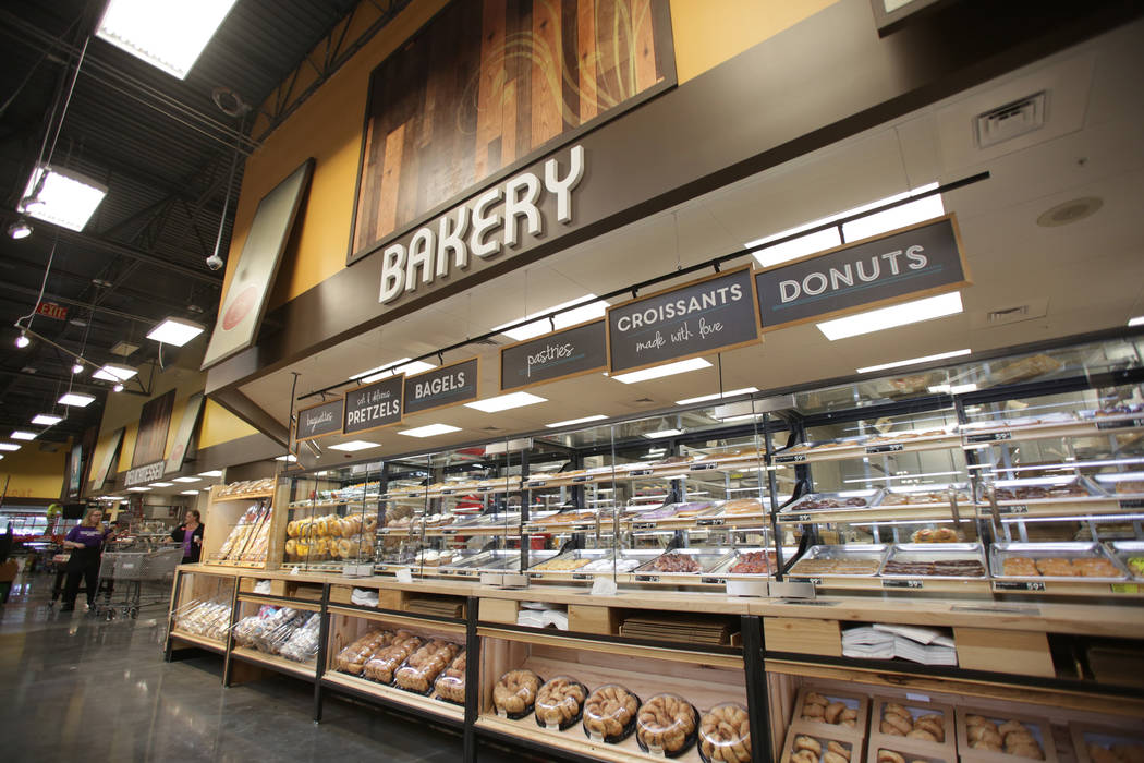The bakery of the new 125,000-square-foot Smith’s Marketplace on Skye Canyon Road on Tuesday, June 12, 2018 the day before it’s grand opening. Michael Quine Las Vegas Review-Journal ...