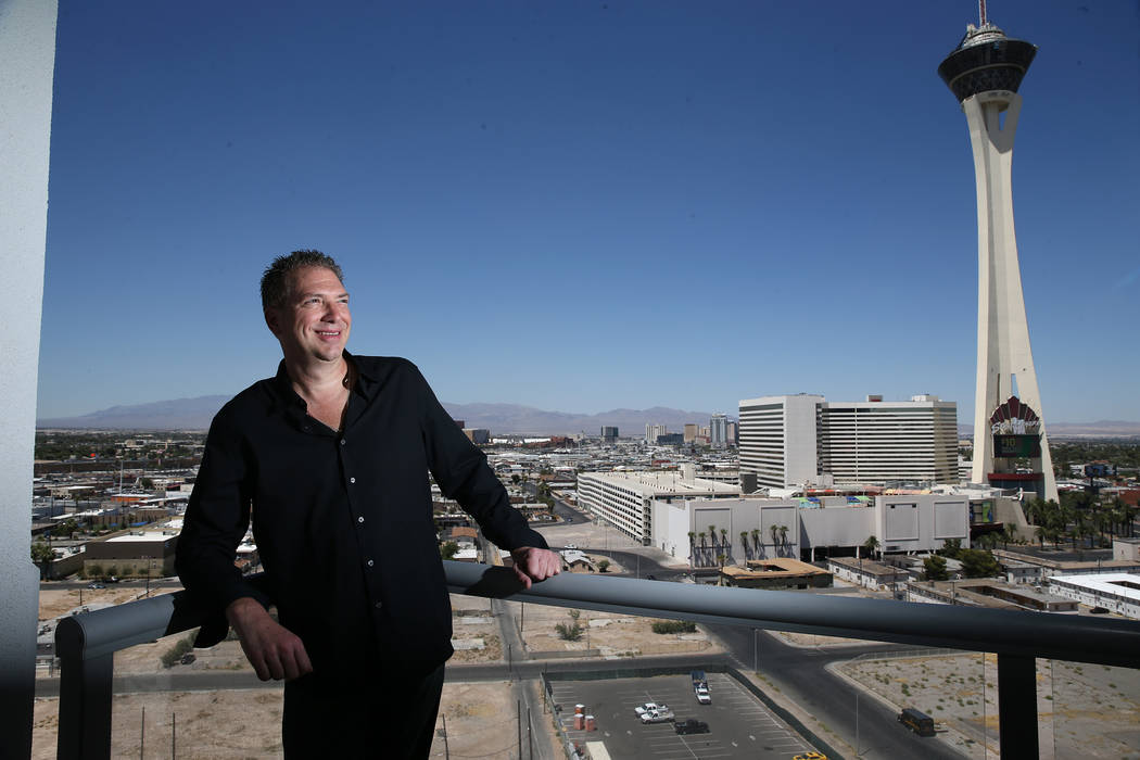 John Gist, CEO and event producer for Vegas Rock Revolution, poses in his Las Vegas home, Thursday, June 21, 2018. Erik Verduzco Las Vegas Review-Journal @Erik_Verduzco