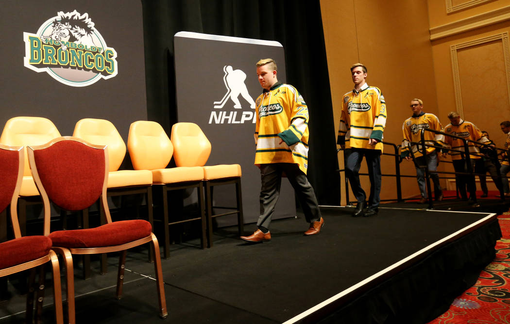 Humboldt hockey crash survivors reunite in Las Vegas